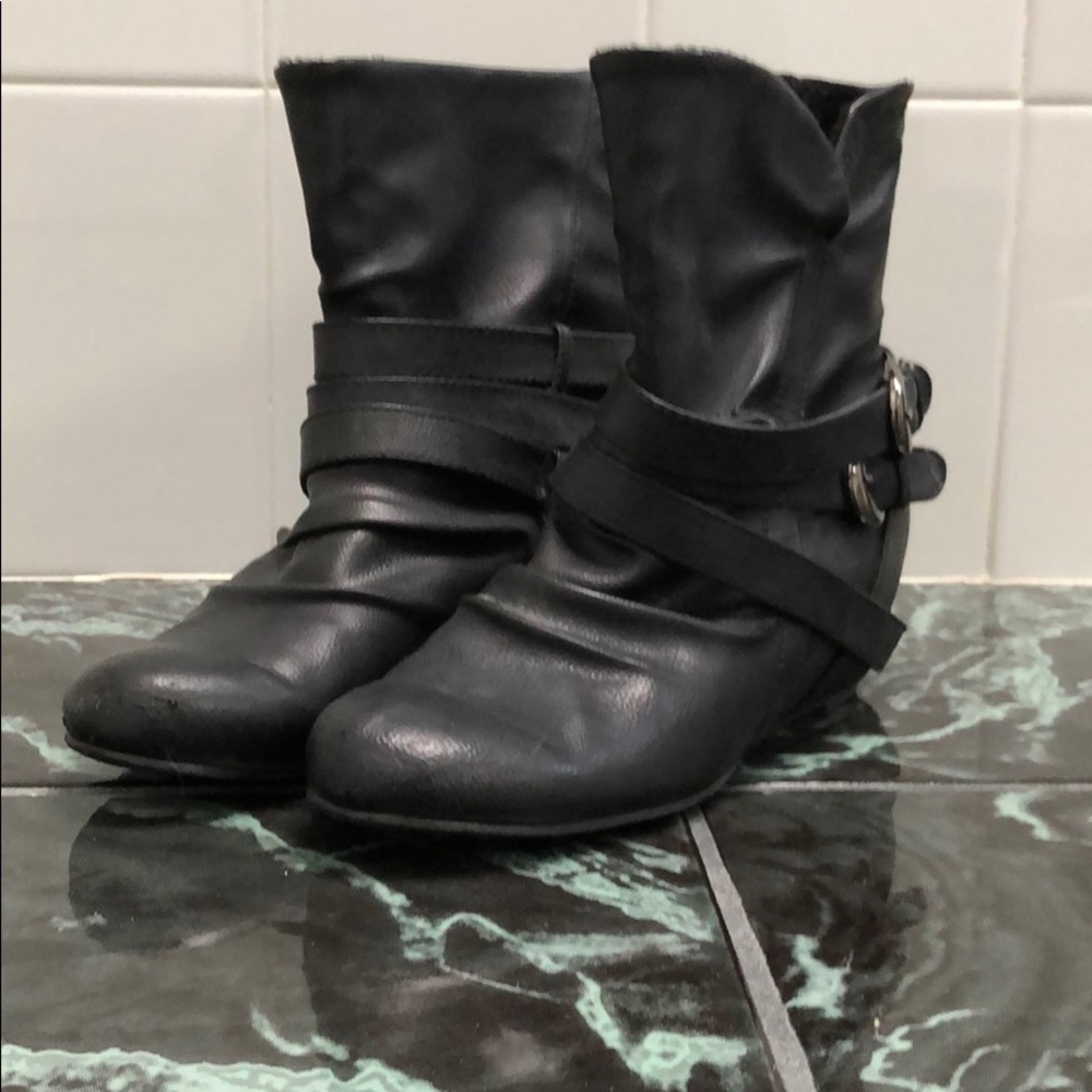 Black booties